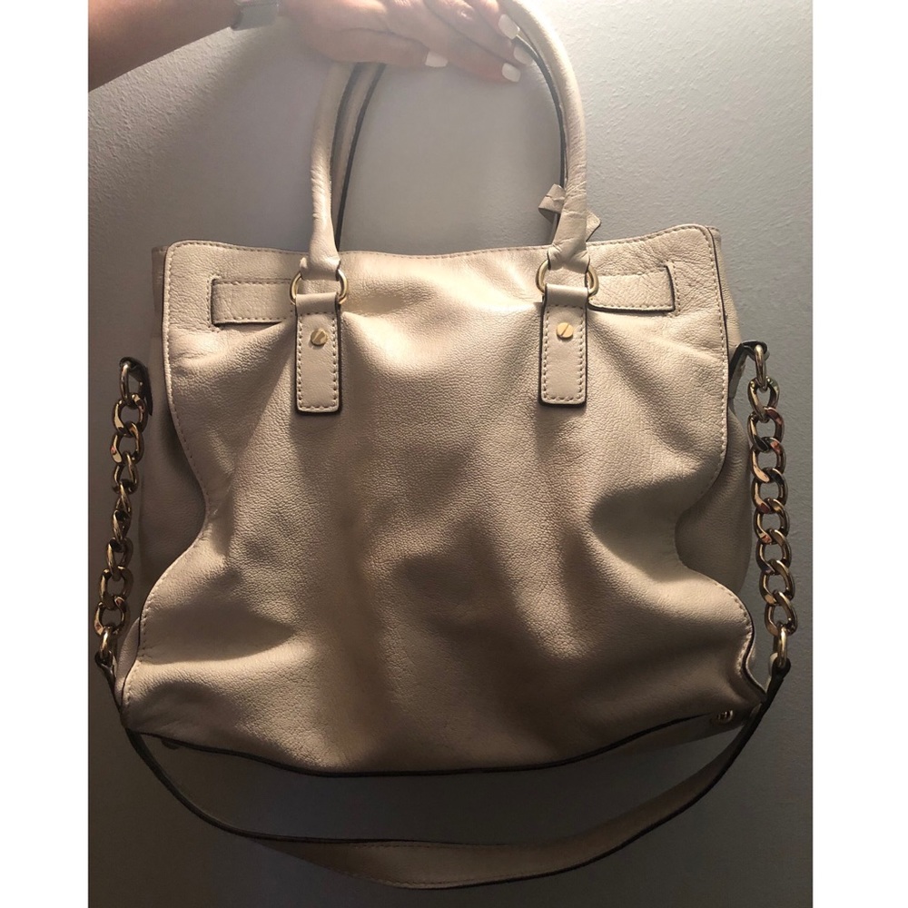 Michael Kors Hamilton Large Leather Satchel - Picture 4 of 5